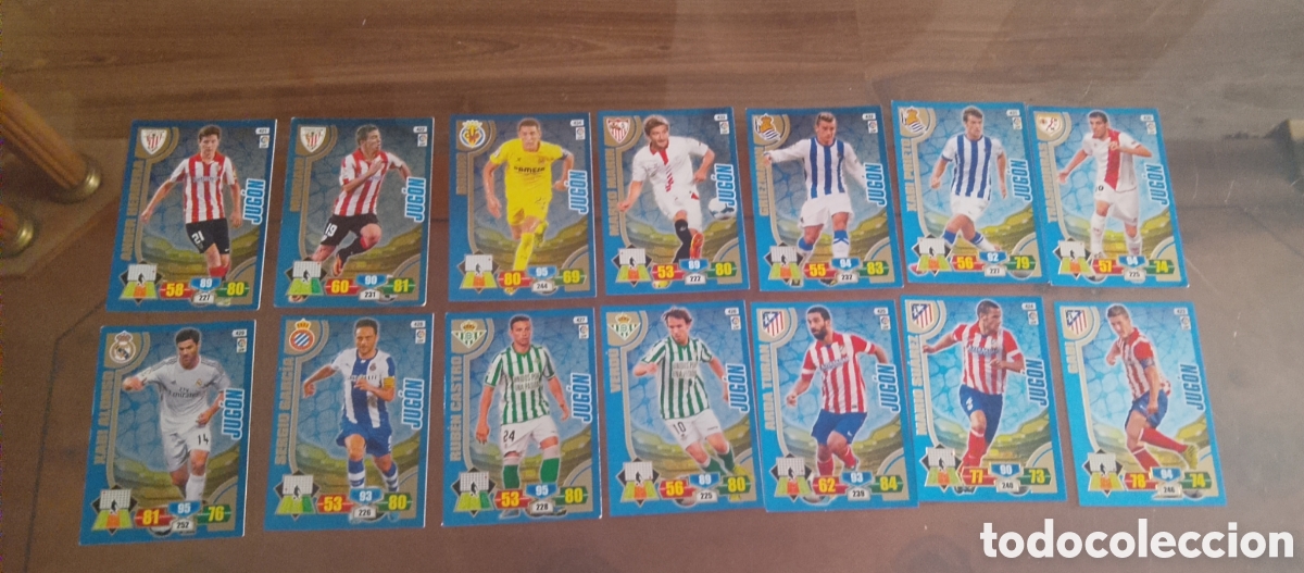 Cromos de f&uacute;tbol: Pack 14 cartas jug&oacute;n adrenalyn XL 13-14 2013 2013