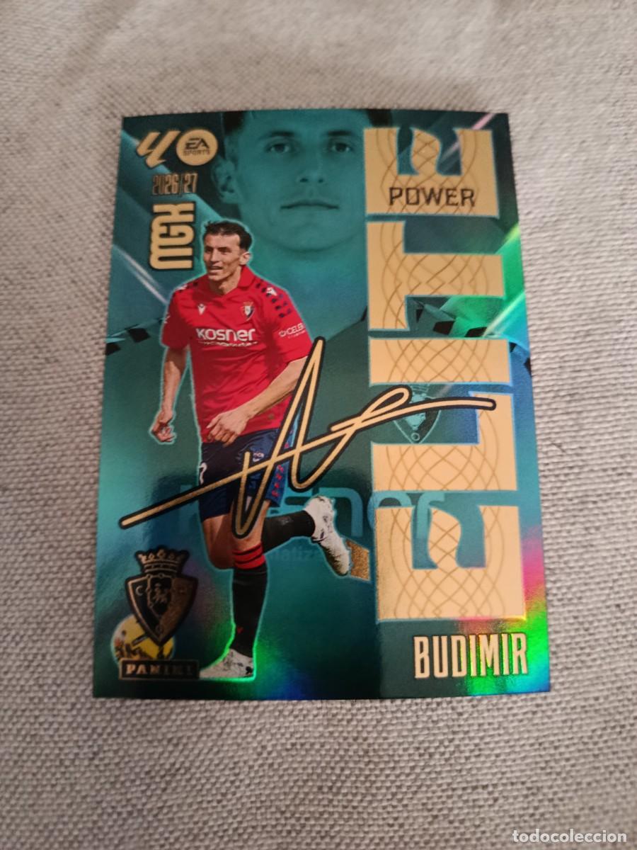 Cromos de f&uacute;tbol: Megacracks 26/27. 3P- Budimir. Osasuna. Elite power.