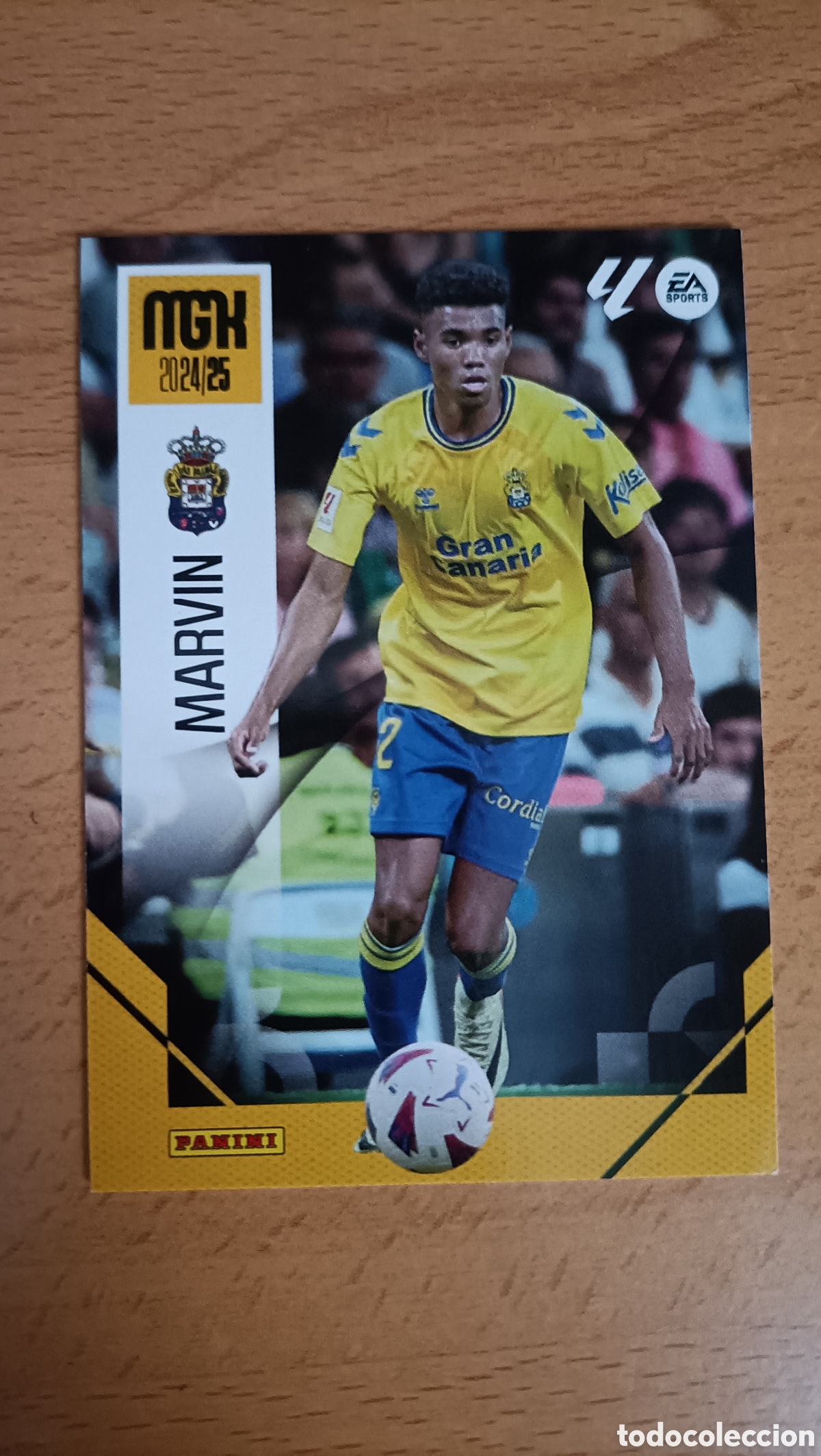 Cromos de f&uacute;tbol: Cromo error Marvin Las Palmas Megacracks 24/25