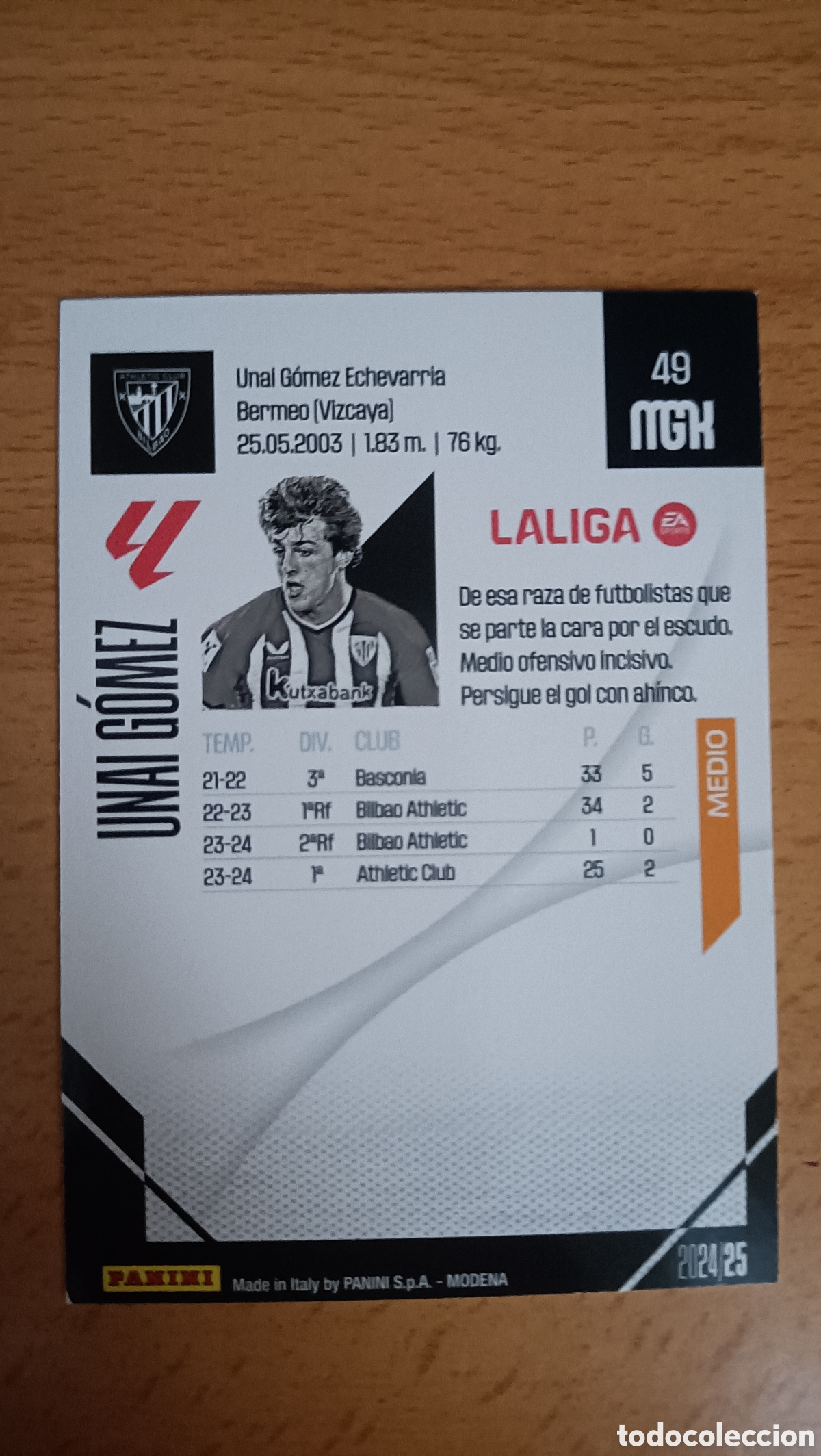 Cromos de f&uacute;tbol: Cromo error Greif Mallorca Megacracks 24/25 - Foto 2