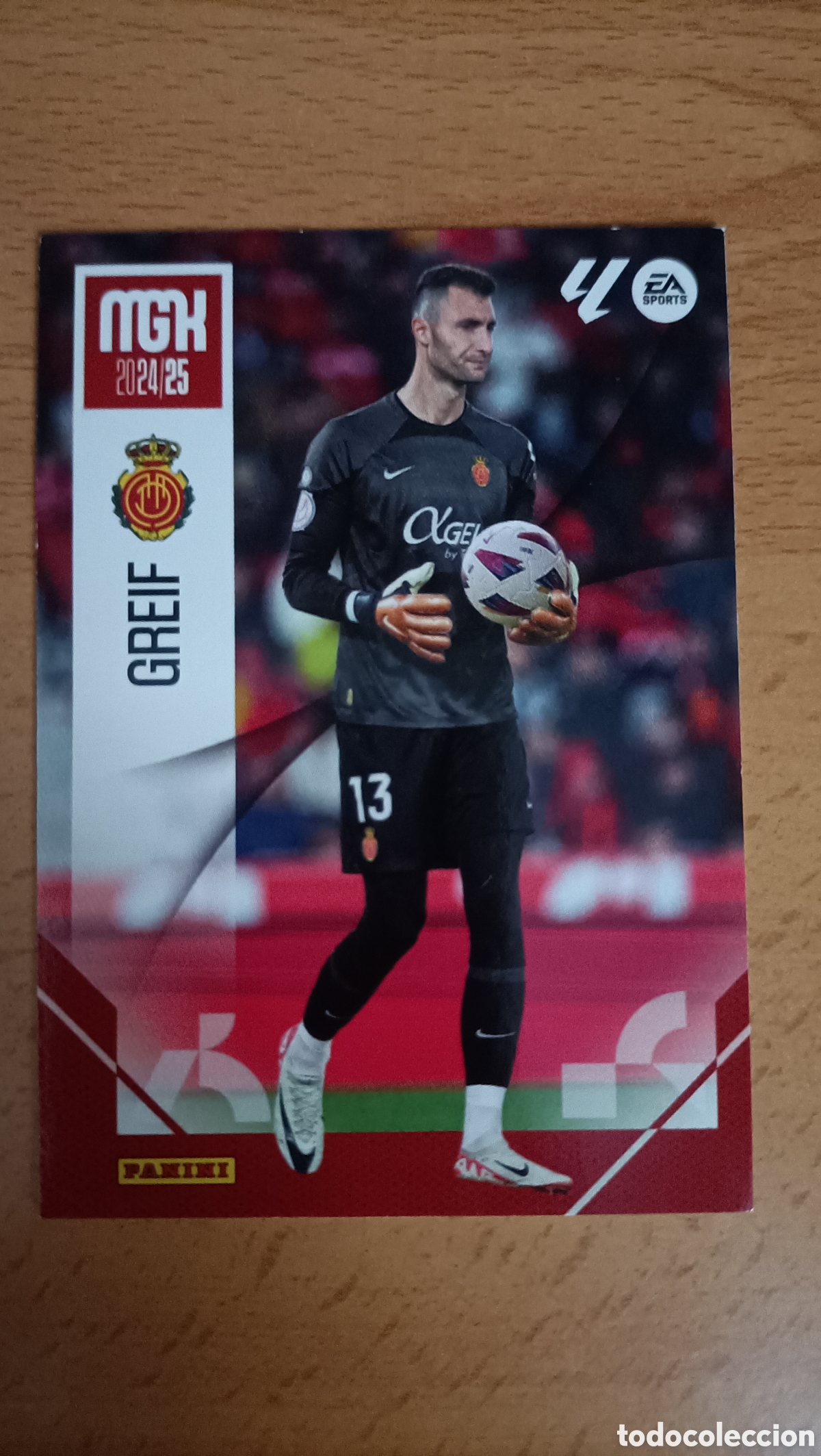 Fu&szlig;ball-Sticker: Cromo error Greif Mallorca Megacracks 24/25