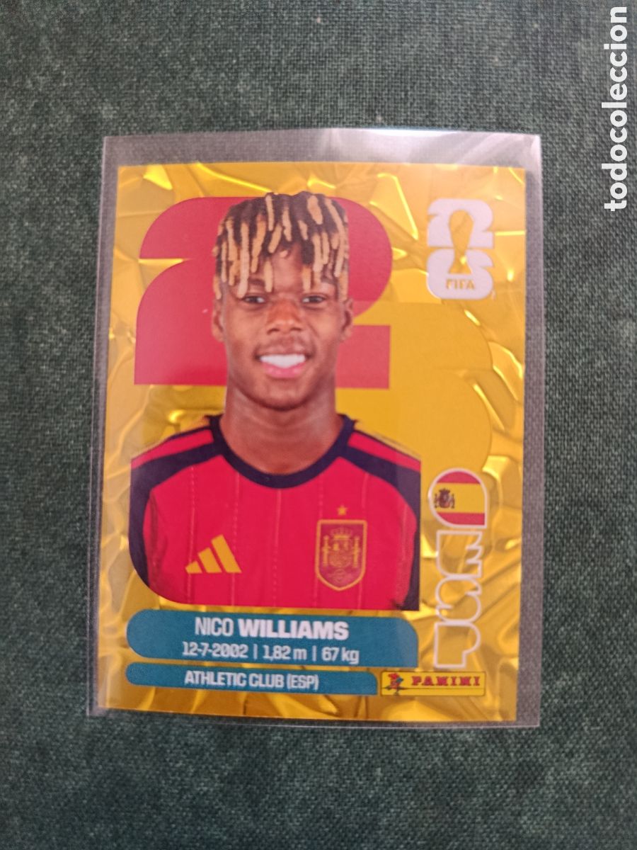 Fu&szlig;ball-Sticker: NI O WILLIAMS 2026 MUNDIAL