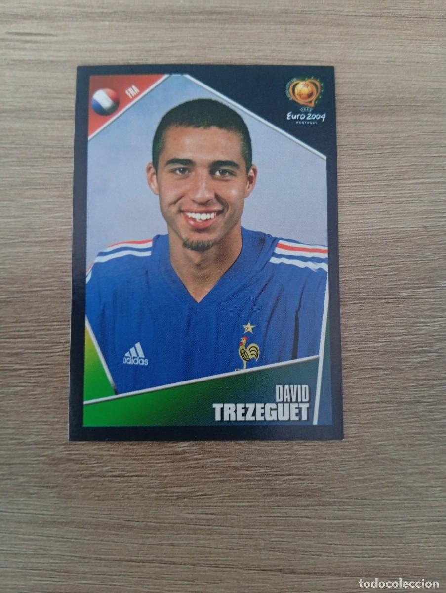 Fu&szlig;ball-Sticker: DAVID TREZEGUET 112 FRANCIA EURO 2004 PORTUGAL NUNCA PEGADO SIN PEGAR