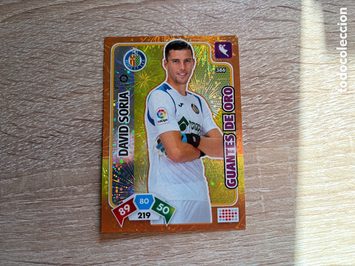 Cromos de Futebol: 386 DAVID SORIA GUANTES DE ORO ADRENALYN XL 2019 2020 19 20 GETAFE CF
