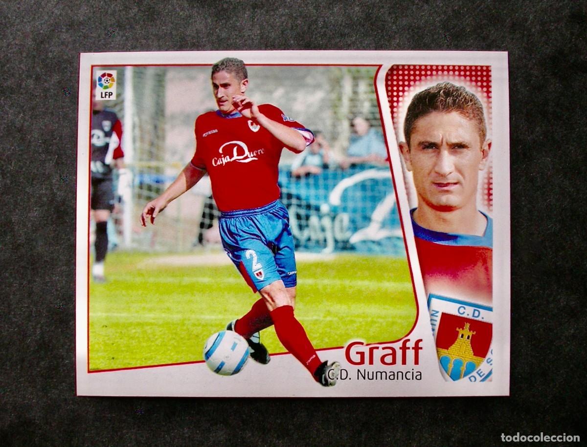Cartes &agrave; collectionner de Football: GRAFF / FICHAJE 24 / NUMANCIA / EDICIONES ESTE LIGA 2004-2005 04-05 / NUNCA PEGADO