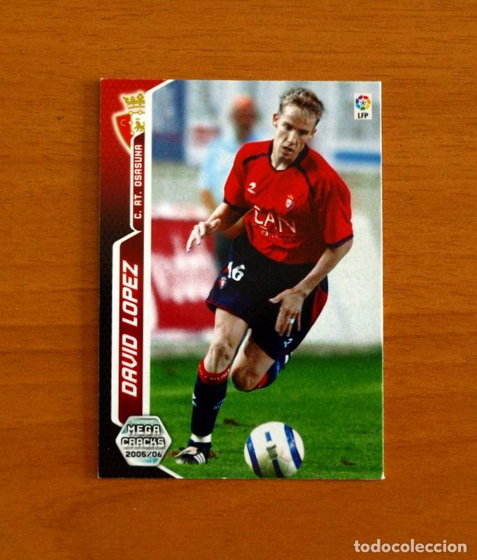 Football Stickers: Osasuna -N&ordm; 249 David L&oacute;pez -Megacracks Las Fichas Liga 2005-2006-05-06 Mega Cracks Panini