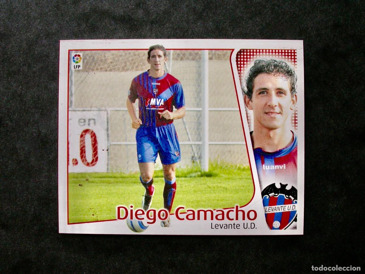 Fu&szlig;ball-Sticker: CAMACHO / FICHAJE 25 / LEVANTE / EDICIONES ESTE LIGA 2004-2005 04-05 / NUNCA PEGADO
