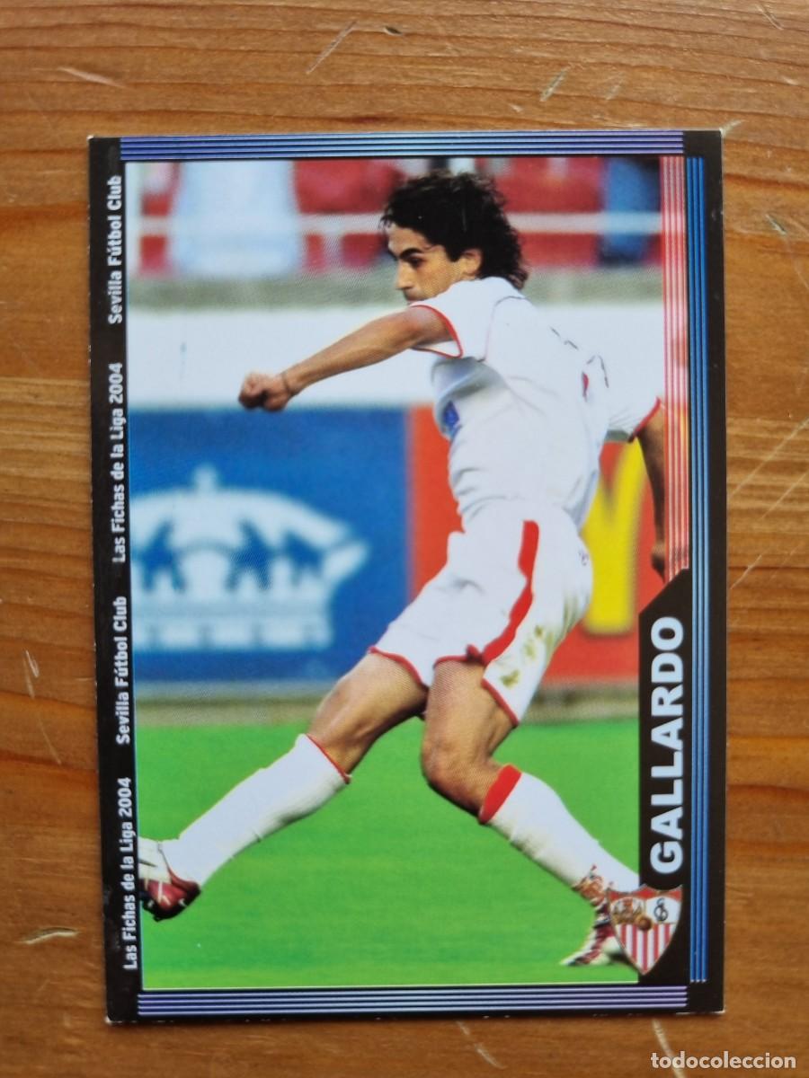 Fu&szlig;ball-Sticker: 259 GALLARDO (Sevilla FC). Las Fichas de la Liga 2003 2004 03 04 (Mundicromo)