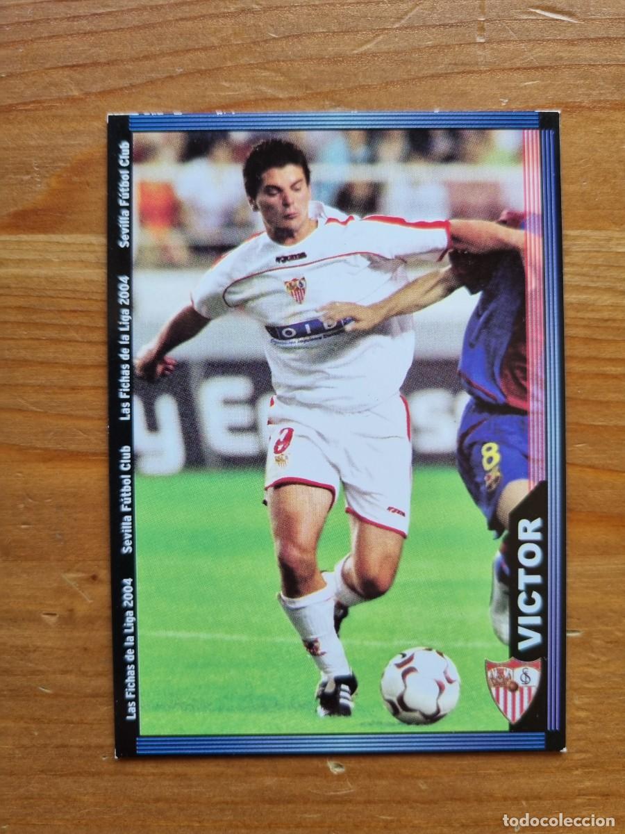 Fu&szlig;ball-Sticker: 263 V&Iacute;CTOR (Sevilla FC). Las Fichas de la Liga 2003 2004 03 04 (Mundicromo)