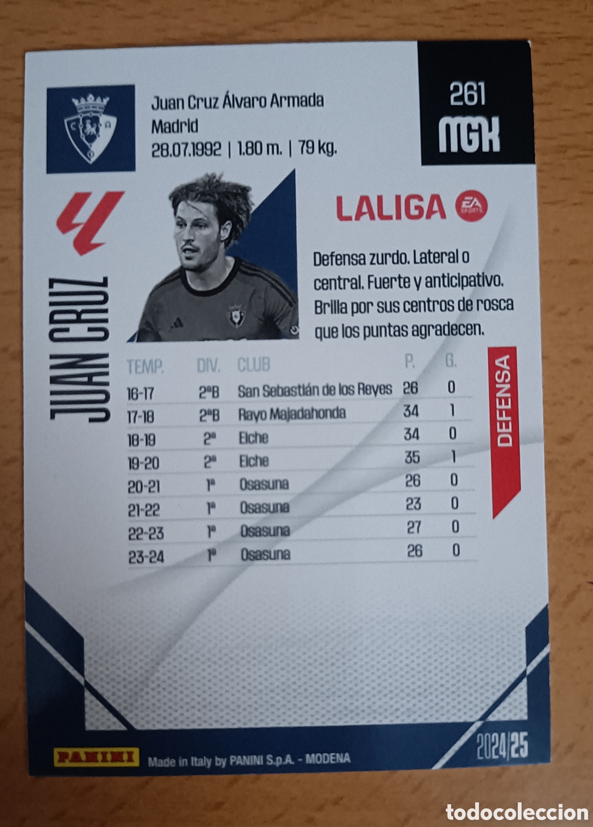 Cromos de f&uacute;tbol: Cromo error Can&oacute;s Valencia Megacracks 24/25 - Foto 2