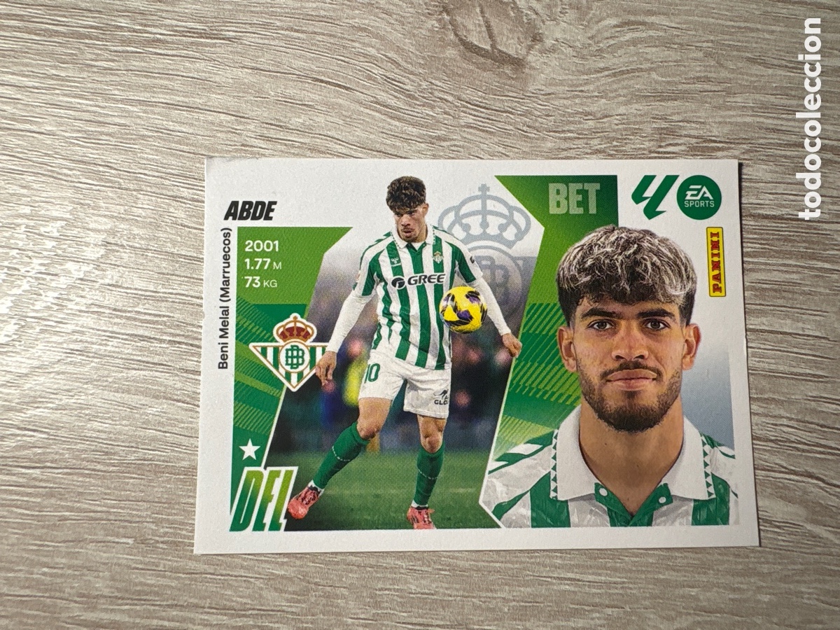 Figurine di Calcio: CROMO PANINI LIGA ESTE 2025-26 (25 - 26) - N&ordm; 18 - ABDE - BETIS