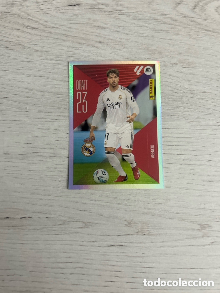 Cromos de f&uacute;tbol: Asencio 1 Real Madrid Draft 23 Liga Este 2026/27 26-27 Panini