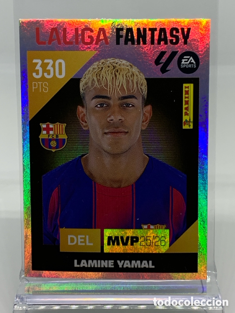 Cromos de f&uacute;tbol: Lamine Yamal Laliga Fantasy 5 Barcelona Ediciones Liga este 26 27 2026 2027