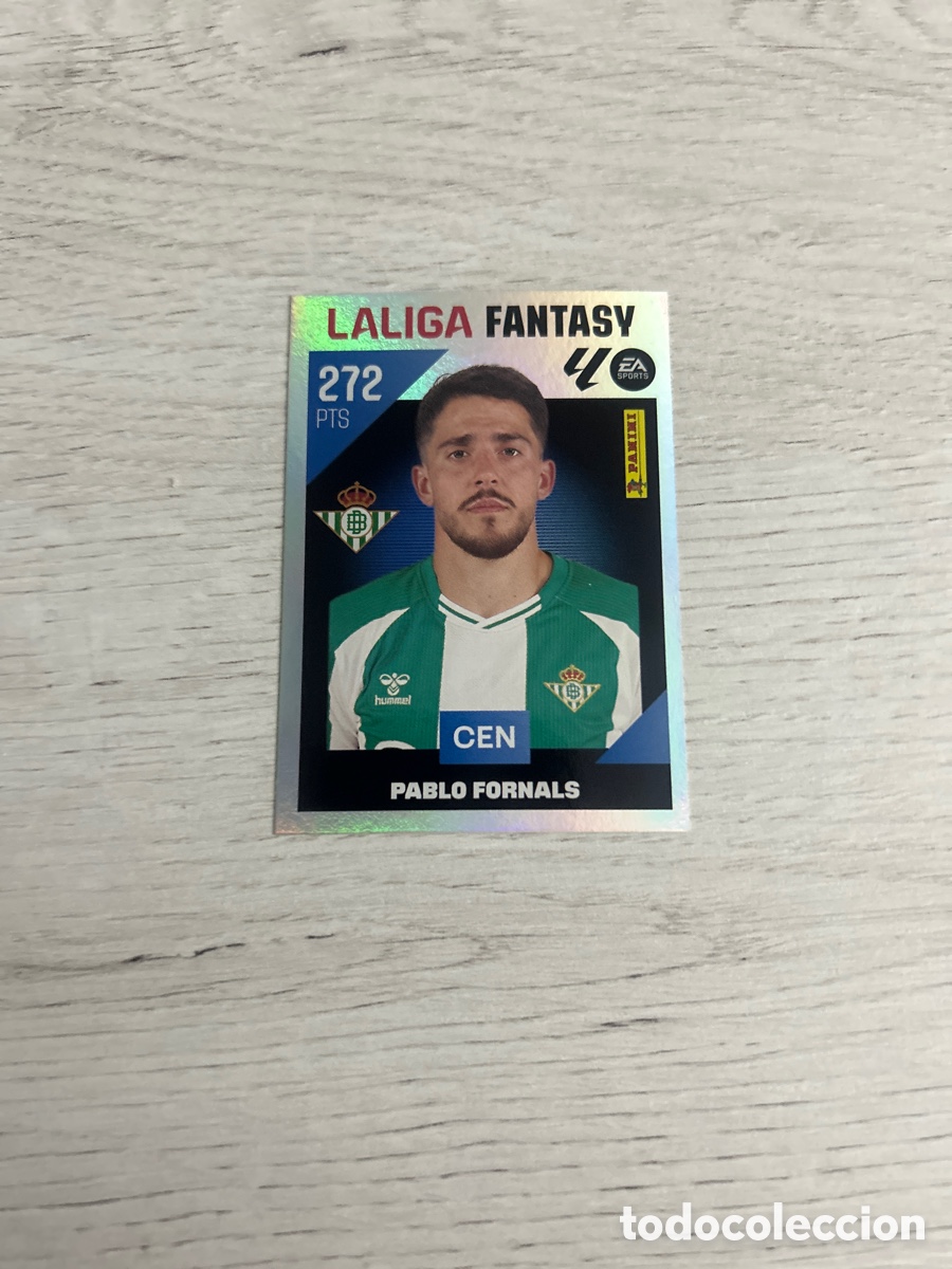 Cromos de f&uacute;tbol: Pablo Fornals 4 Betis Fantasy Liga Este 2026/27 26-27 Panini