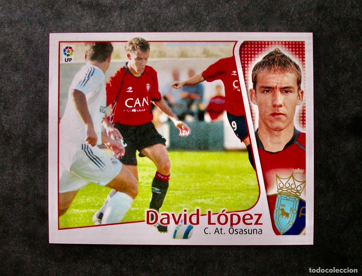 Cromos de f&uacute;tbol: DAVID L&Oacute;PEZ / COLOCA / OSASUNA / EDICIONES ESTE LIGA 2004-2005 04-05 / NUNCA PEGADO