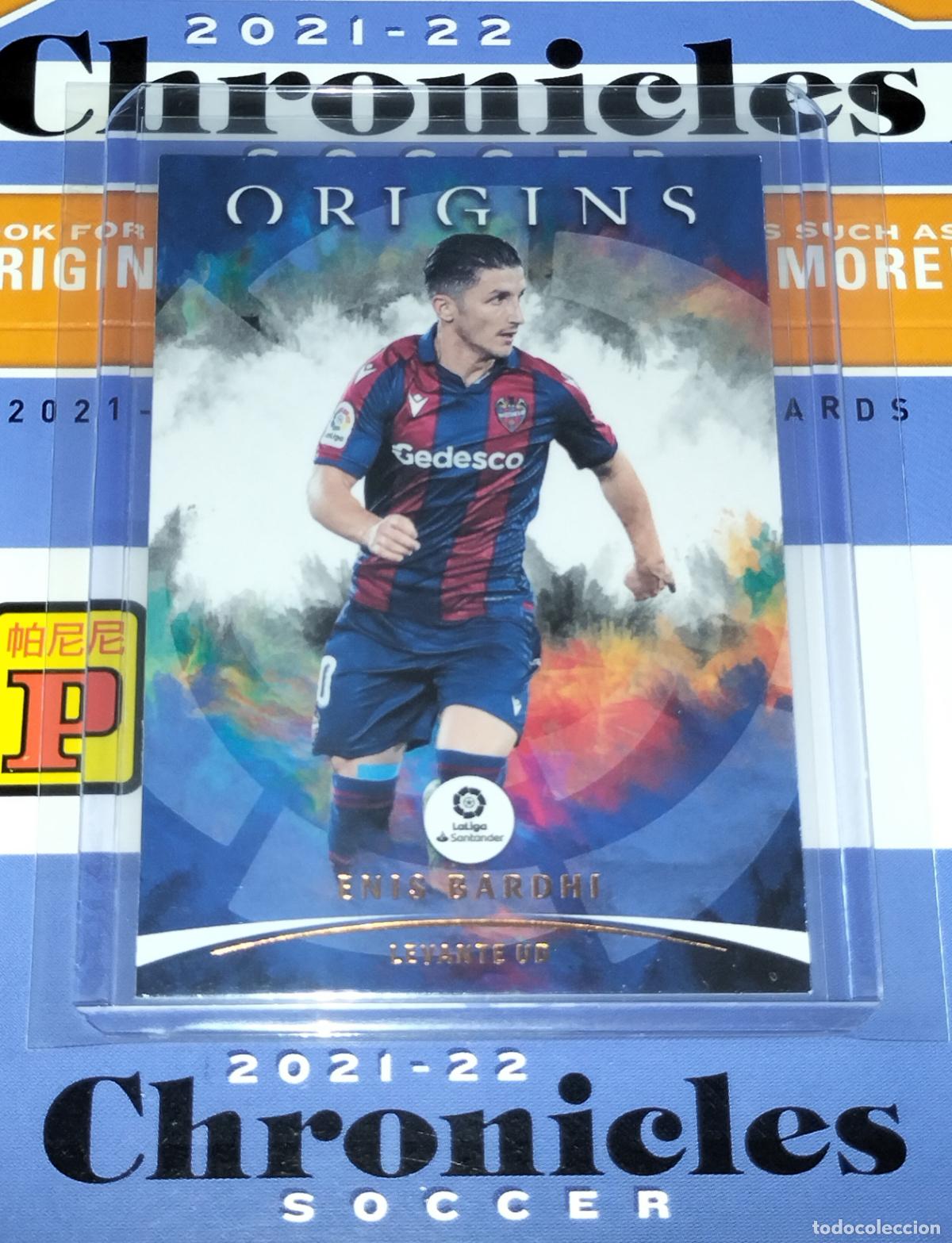 Cromos de f&uacute;tbol: N&ordm; 90 ENIS BARDHI LEVANTE CARD CHRONICLES ORIGINS LA LIGA SOCCER 2021 2022 21 22 PANINI