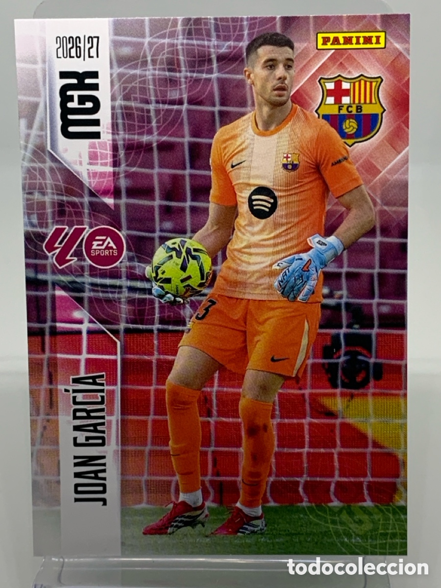 Cromos de f&uacute;tbol: 74 JOAN GARC&Iacute;A BARCELONA MEGACRACKS 2026 2027 26 27