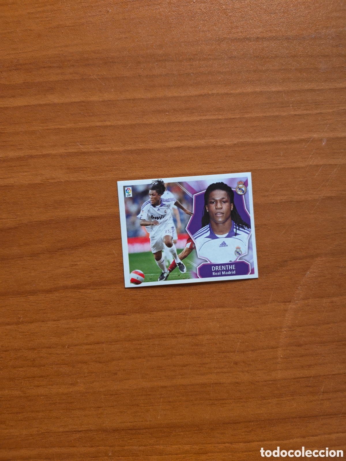 Cromos de f&uacute;tbol: Cromo Drenthe Rea Madrid Liga Este 2008/09