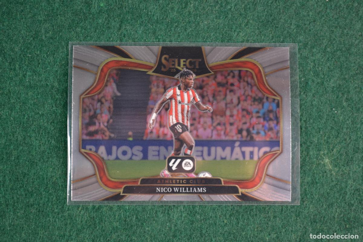 Cromos de f&uacute;tbol: PANINI SELECT LA LIGA 2025-26 - 241 NICO WILLIAMS (ATHLETIC DE BILBAO)