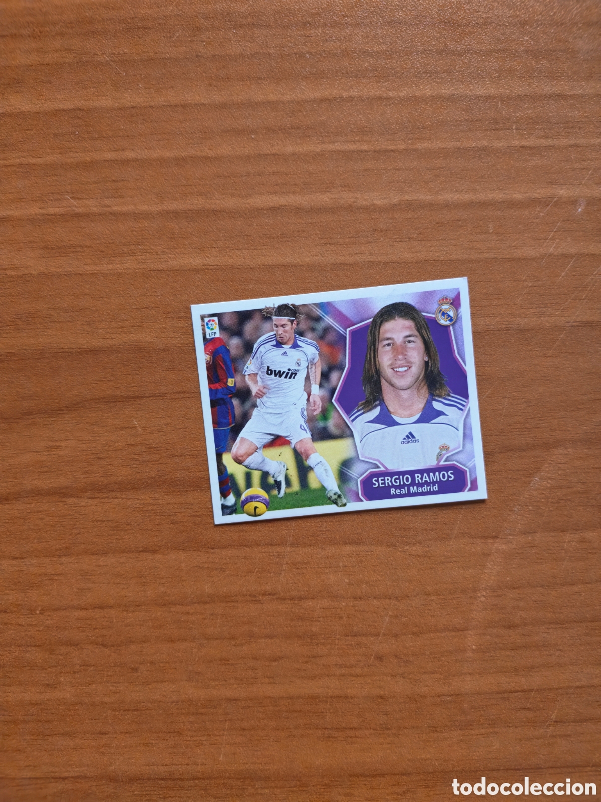 Cromos de f&uacute;tbol: Cromo Sergio Ramos Real Madrid Liga Este 2008/09