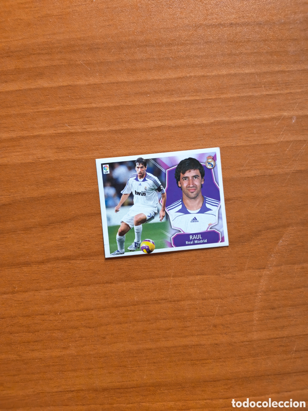 Fu&szlig;ball-Sticker: Cromo Ra&uacute;l Real Madrid Liga Este 2008/09