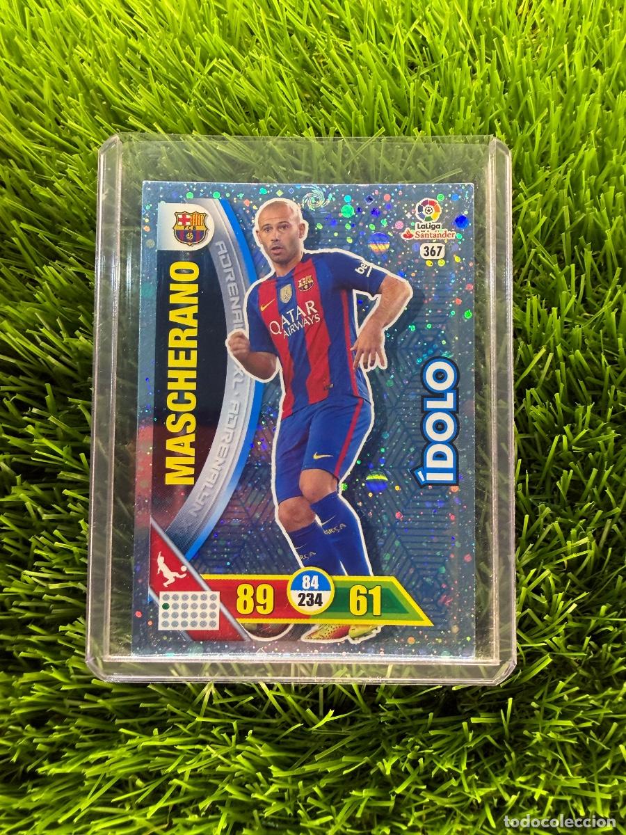 Football Stickers: N&ordm; 367 Mascherano &Iacute;dolo FC Barcelona Adrenalyn XL 16 17
