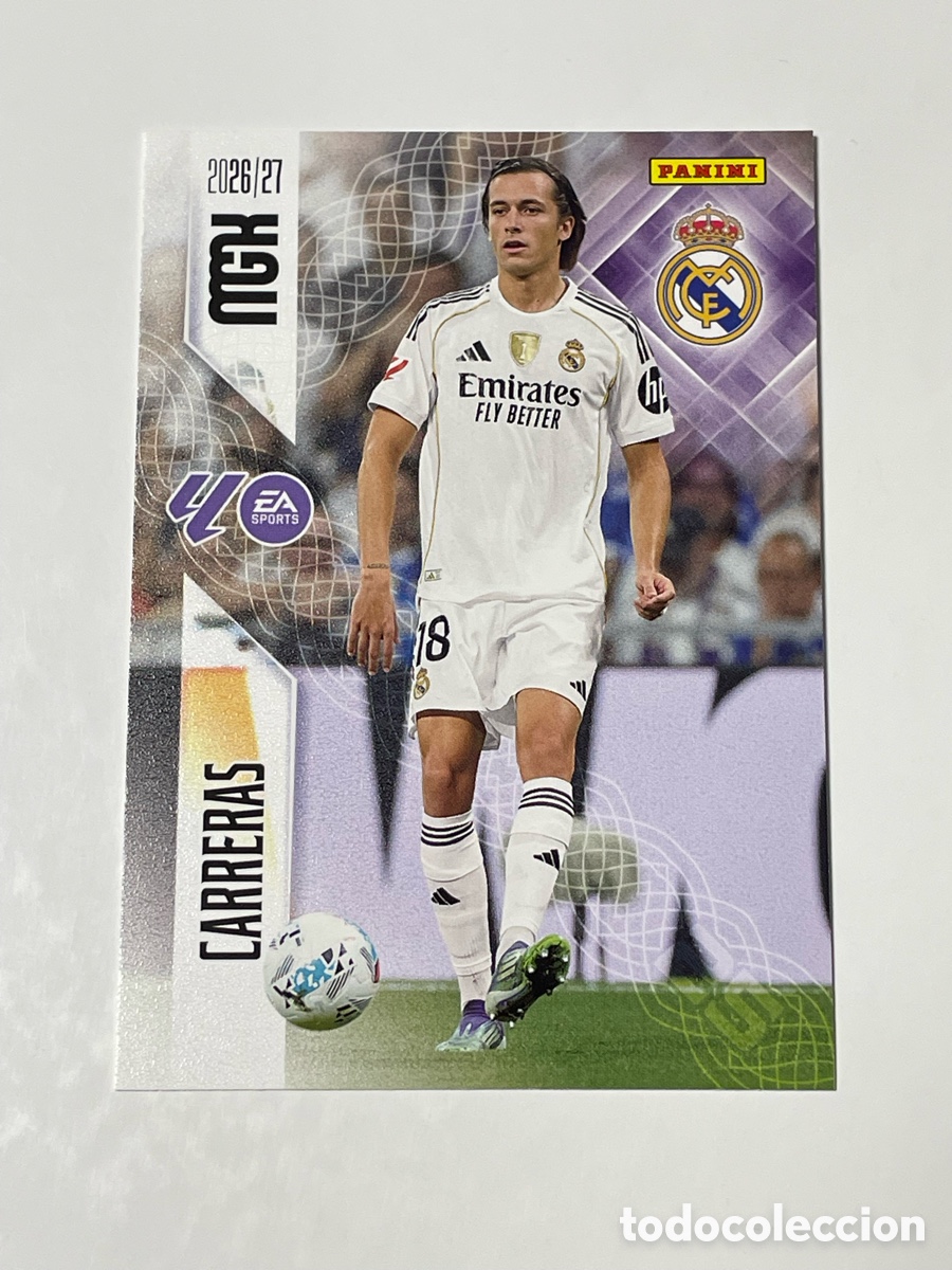 Fu&szlig;ball-Sticker: &Aacute;lvaro Carreras Real Madrid Panini Megacracks 26/27 #224