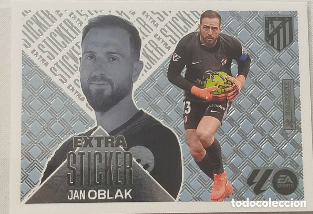 Fu&szlig;ball-Sticker: Jan Oblak Extra Sticker Plata