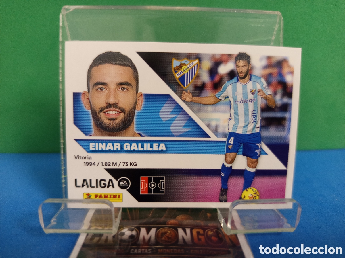 Football Stickers: ❇️ CROMO ⚽ 8.- EINAR GALILEA (MALAGA) - COLECCIONES ESTE 2026/27 (PANINI) ❇️