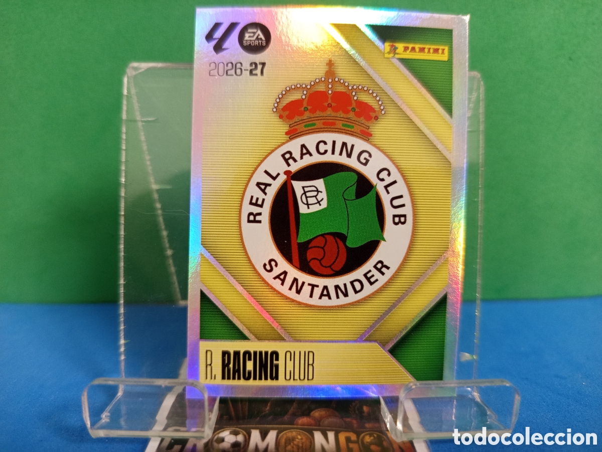 Football Stickers: ❇️ CROMO ⚽ 1 .- ESCUDO (RACING SANTANDER) - COLECCIONES ESTE 2026/27 (PANINI) ❇️