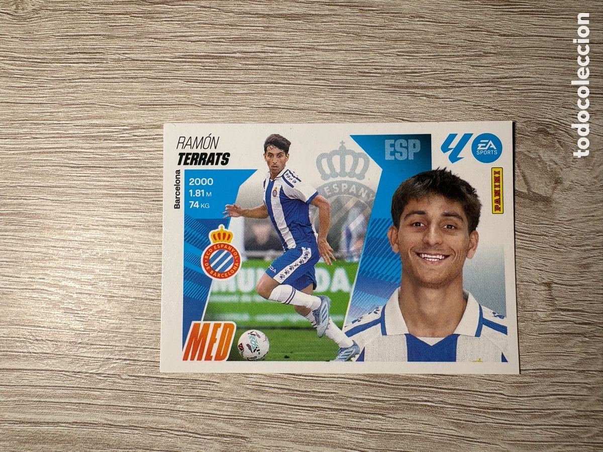Fu&szlig;ball-Sticker: LALIGA ESTE 2025 2026 EA SPORTS 25 26 ALBUM PANINI LIGA N 13 RCD ESPANYOL TERRATS