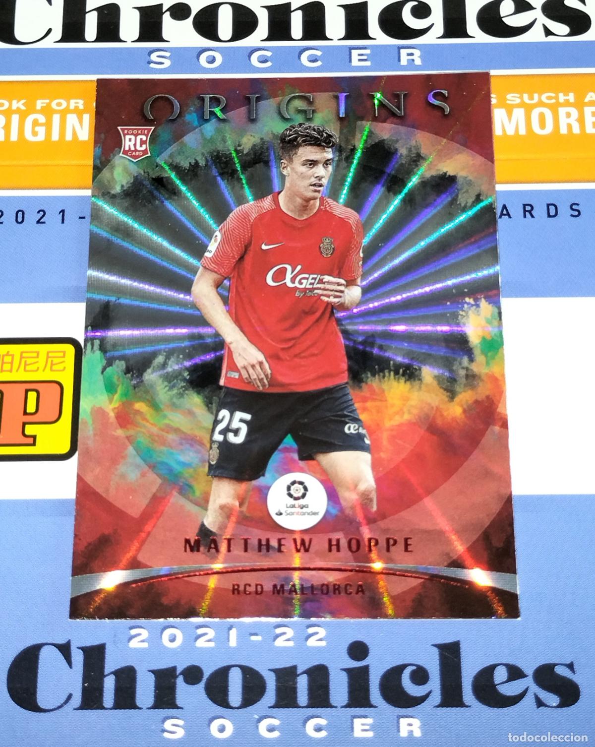 Fu&szlig;ball-Sticker: N&ordm; 93 MATTHEW HOPPE LASER MALLORCA RC CARD CHRONICLES ORIGINS LA LIGA SOCCER 2021 2022 21 22 PANINI