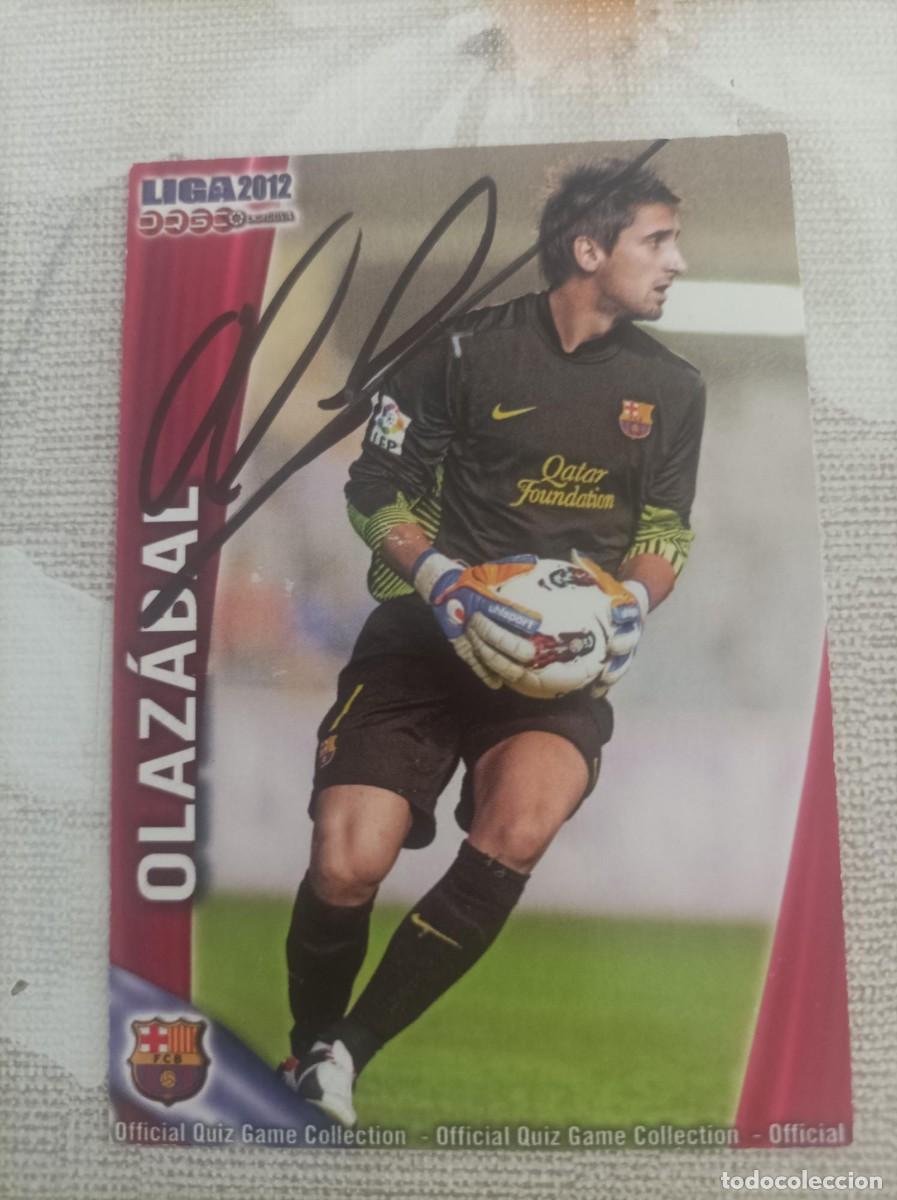 Figurine di Calcio: Cromo futbol firmado Olazabal