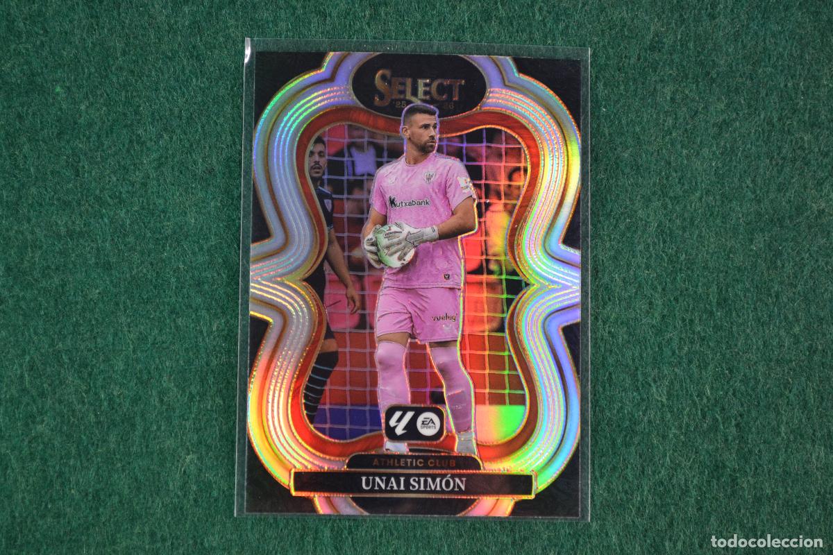 Fu&szlig;ball-Sticker: PANINI SELECT LA LIGA 2025-26 - 133 UNAI SIMON (ATHLETIC DE BILBAO) PARALELA SILVER PRIZM
