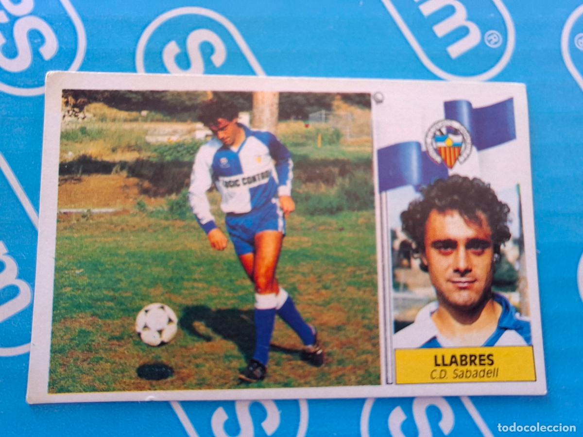 Fu&szlig;ball-Sticker: ESTE 1986 1987 86 87 - LLABRES ( COLOCA ) - C.D. SABADELL ( NUNCA PEGADO )