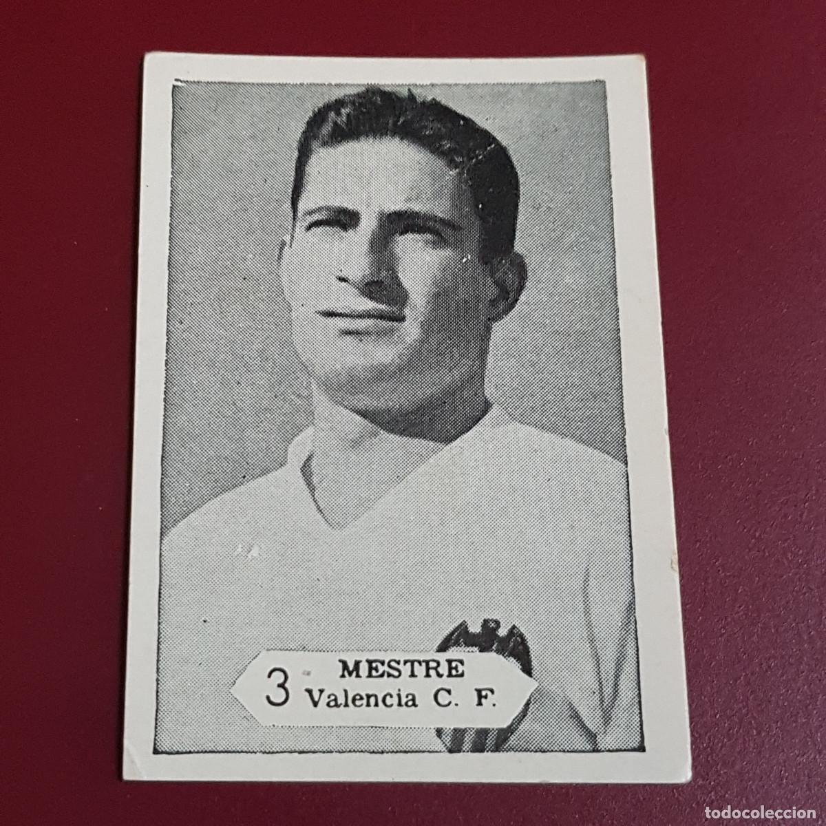 Cartes &agrave; collectionner de Football: GRAFICAS NILO - FOTO FUTBOL CAMPEONATO 1958 1959 - 58 59 - VALENCIA - MESTRE 3 - NUNCA PEGADO