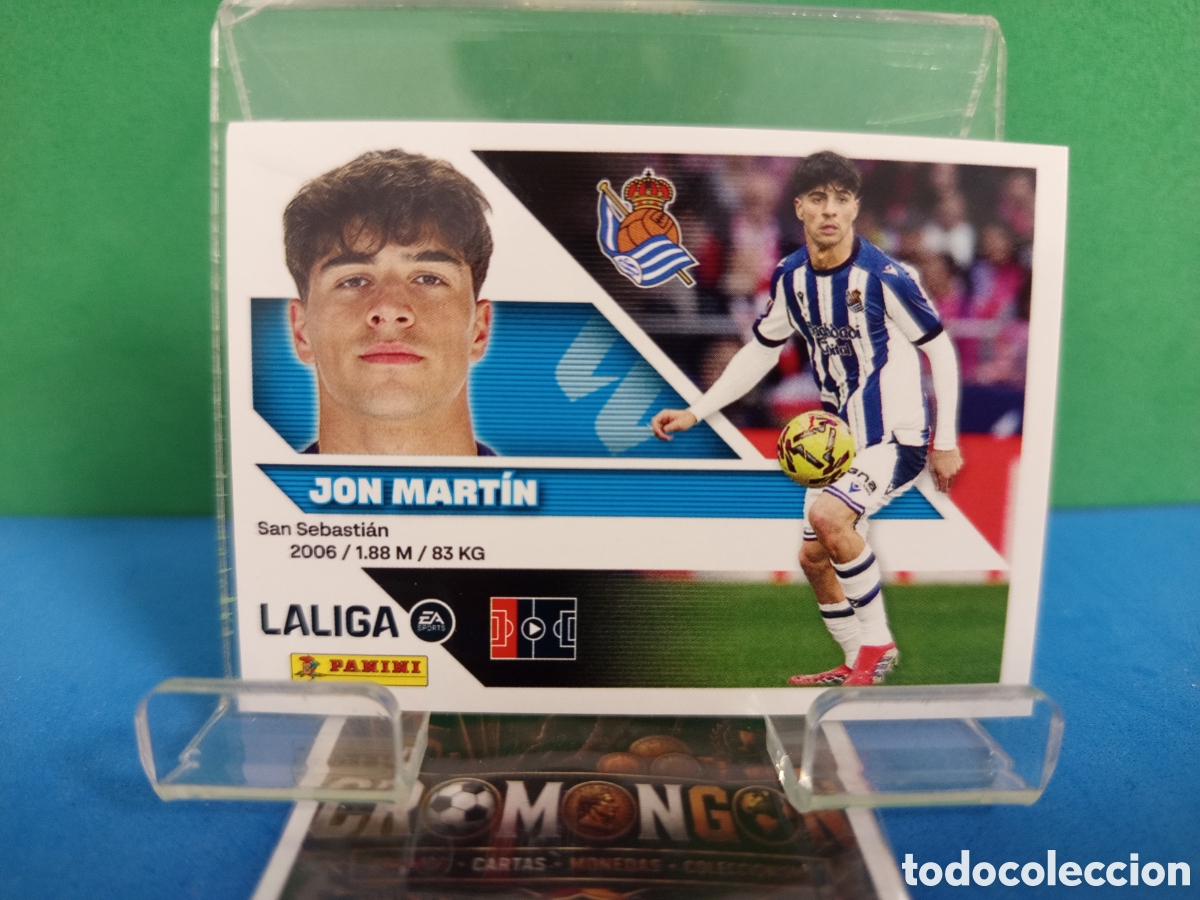 Cartes &agrave; collectionner de Football: ❇️ CROMO ⚽ 7.- JON MART&Iacute;N (R. SOCIEDAD) - COLECCIONES ESTE 2026/27 (PANINI) ❇️