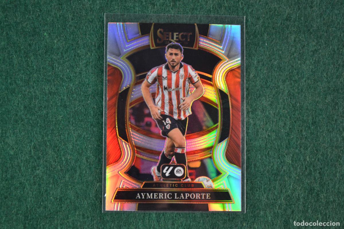 Cartes &agrave; collectionner de Football: PANINI SELECT LA LIGA 2025-26 - 19 AYMERIC LAPORTE (ATHLETIC DE BILBAO) PARALELA SILVER PRIZM