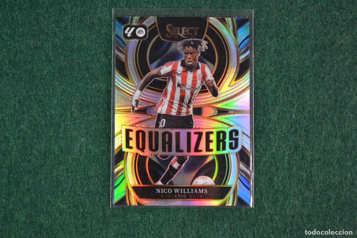 Cromos de f&uacute;tbol: PANINI SELECT LA LIGA 2025-26 - NICO WILLIAMS (ATHLETIC DE BILBAO) INSERT EQUALIZERS SILVER PRIZM