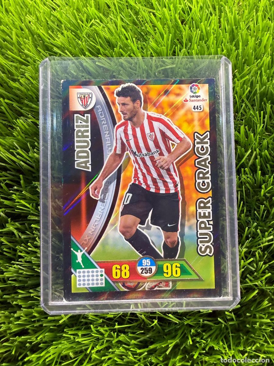 Cromos de f&uacute;tbol: N&ordm; 445 Aduriz S&uacute;per Crack Athletic Club Adrenalyn XL 16 17