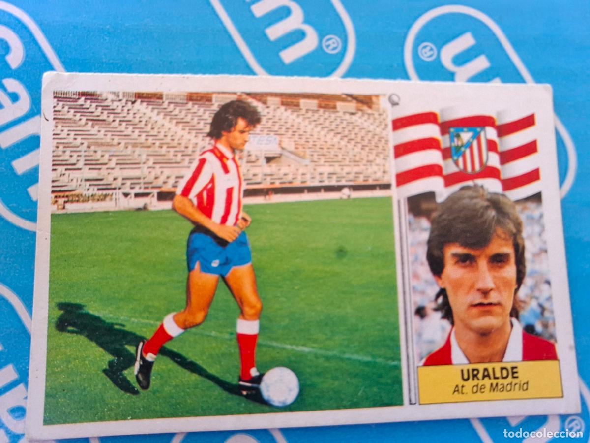 Cromos de f&uacute;tbol: ESTE 1986 1987 86 87 - FICHAJE N&ordm; 30 URALDE - AT. MADRID ( NUNCA PEGADO )