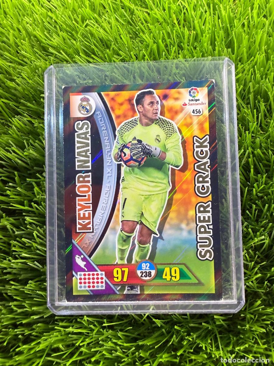 Cromos de f&uacute;tbol: N&ordm; 456 Keylor Navas S&uacute;per Crack Real Madrid CF Adrenalyn XL 16 17