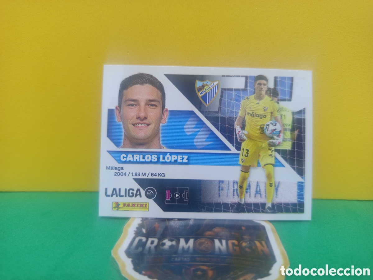 Football Stickers: ❇️ CROMO ⚽ 4.- CARLOS L&Oacute;PEZ (MALAGA) - COLECCIONES ESTE 2026/27 (PANINI) ❇️