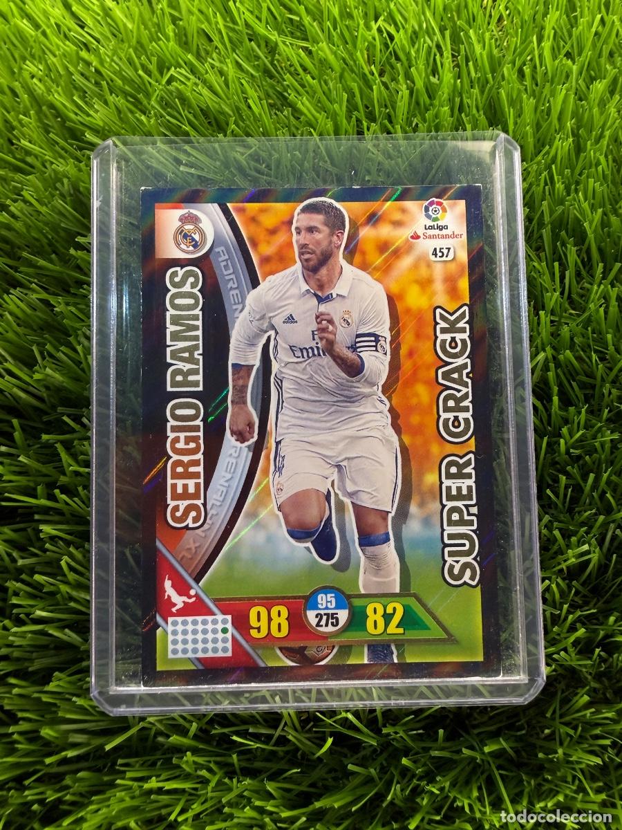Cromos de f&uacute;tbol: N&ordm; 457 Sergio Ramos S&uacute;per Crack Real Madrid CF Adrenalyn XL 16 17