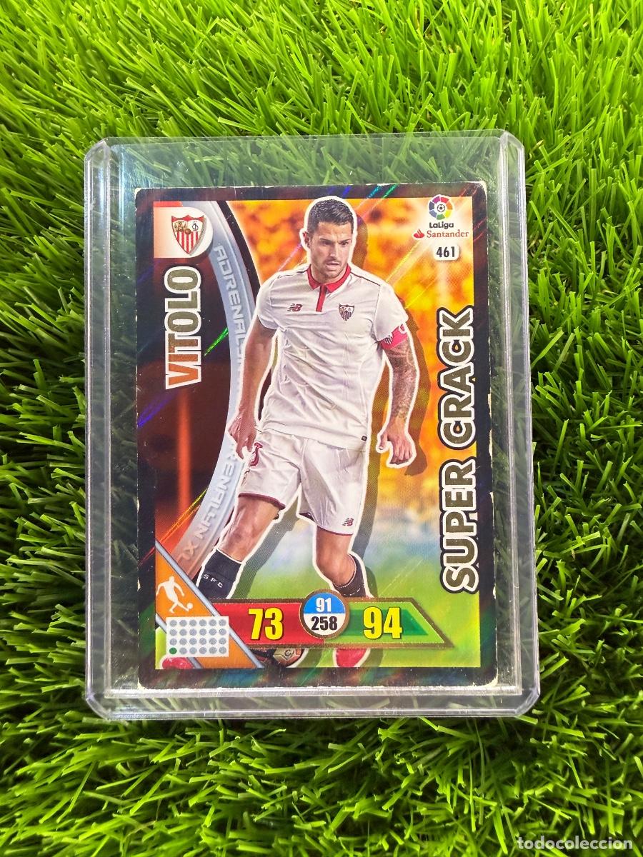 Football Stickers: N&ordm; 461 Vitolo S&uacute;per Crack Sevilla FC Adrenalyn XL 16 17