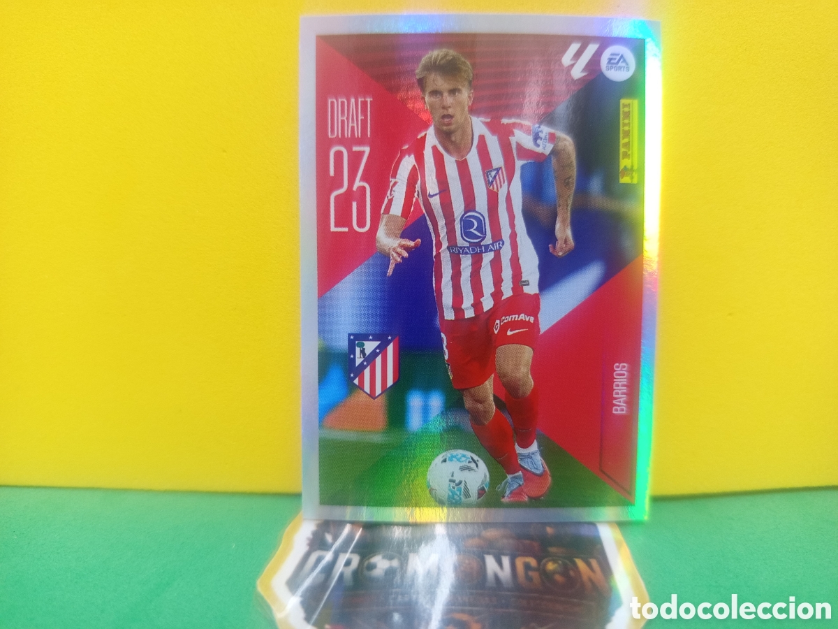 Cromos de f&uacute;tbol: ❇️ CROMO ⚽ 3.- BARRIOS -DRAFT 23 - (ATL. MADRID) - COLECCIONES ESTE 2026/27 (PANINI) ❇️