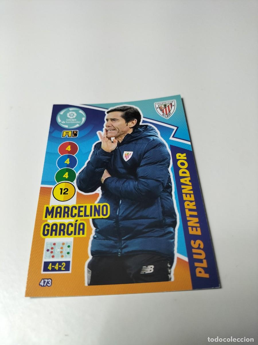 Cromos de f&uacute;tbol: 1 CROMO FICHA PANINI ADRENALYN TEMPORADA 20-21 2020-2021 ATHLETIC BILBAO 473 MARCELINO GARC&Iacute;A