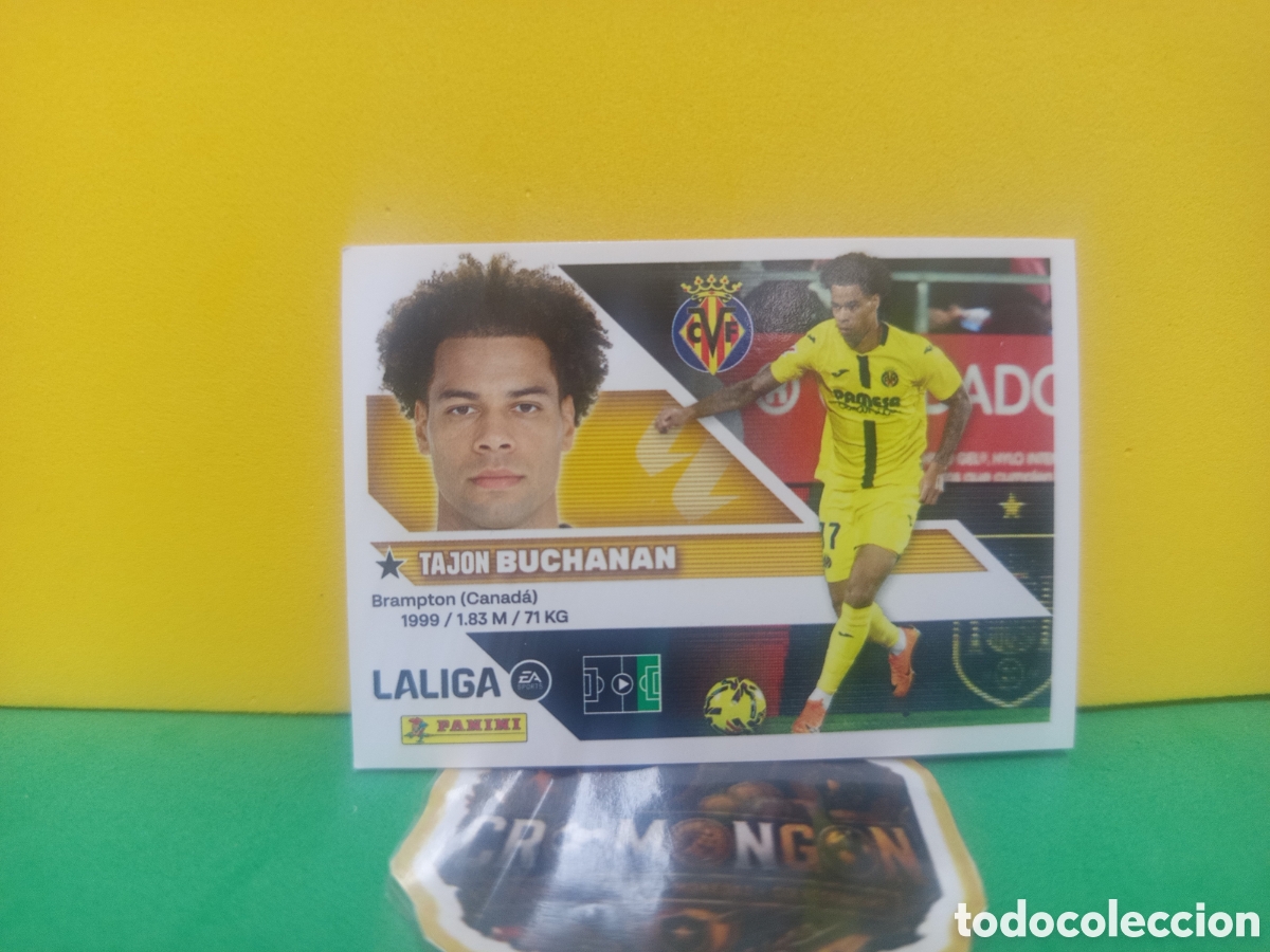 Cromos de f&uacute;tbol: ❇️ CROMO ⚽ 15.- BUCHANAN (VILLARREAL) - COLECCIONES ESTE 2026/27 (PANINI) ❇️