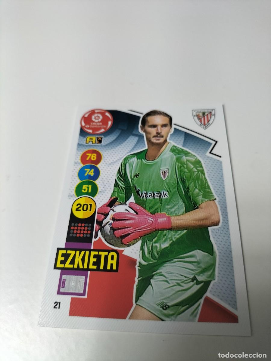 Cromos de f&uacute;tbol: 1 CROMO FICHA PANINI ADRENALYN TEMPORADA 20-21 2020-2021 ATHLETIC BILBAO 21 EZKIETA