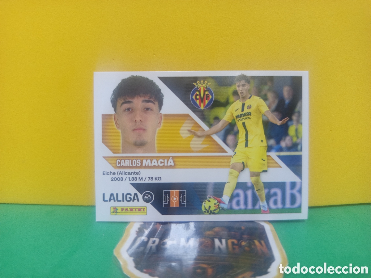 Cromos de f&uacute;tbol: ❇️ CROMO ⚽ 13.- MACI&Aacute; (VILLARREAL) - COLECCIONES ESTE 2026/27 (PANINI) ❇️